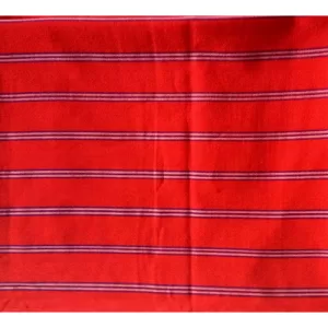 Red Band with Black and White Stripes Maasai Shuka