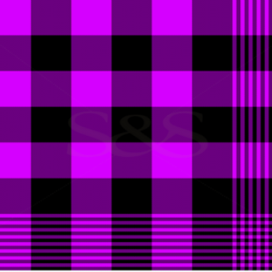 Pink, Black and Byzantine Violet Checked with Black and Byzantine Violet Striped Kikoy Sarong