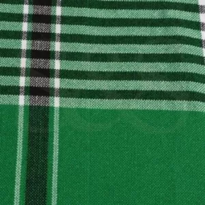 Green, White and Black Checked with Black and White Stripped Kikoy Sarong